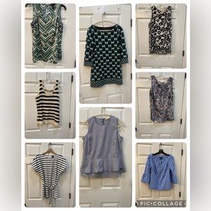 Mixed Lot - 8 MED Tops. Michael Kors, Ann Taylor, Loft, White House Black Market